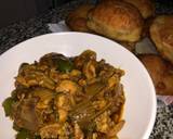 Fried pita bread with chicken masala recipe step 14 photo