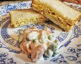 स्पाइसी क्रीमी चिकन सैंडविच (Spicy creamy chicken sandwich recipe in hindi) रेसिपी चरण 11 फोटो