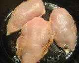 A picture of step 7 of Quinoa Stuffed Chicken Breast with Cream Sauce.