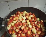 A picture of step 8 of Gajar Aloo Matar.