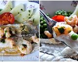 Foto del paso 9 de la receta Lubina Salvaje con Gambas al Ajillo