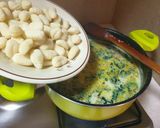 Pas rețetă Zuppa di gnocchi e spinaci 5 fotografie