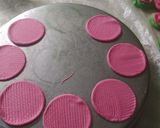 A picture of step 3 of Sweet Rose Mathri.