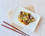 Foto langkah ke 3 dari resep Gaji Namul (Terong kukus bumbu).