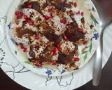A picture of step 4 of Dahi Vada (Dahi bhalla).