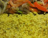 Foto del paso 5 de la receta Arroz al curry con verduras salteadas