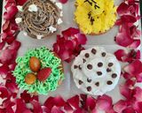 A picture of step 7 of Easter cup cakes.