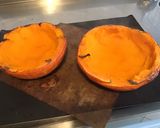 Une image de l'étape 8 de Potimarron farci aux poireaux bouillon d épices et cheddar.