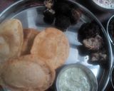 A picture of step 23 of Navratri thali.