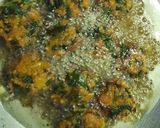 A picture of step 6 of Moong Dal Pakoda.