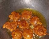A picture of step 3 of Chicken Chilli.