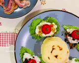 Foto del passaggio 2 della ricetta Arepas con antipasto light e bacon