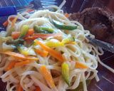 Foto del paso 7 de la receta: Ensalada de spaguettis y verduras salteadas 🍝