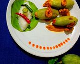 A picture of step 13 of Stuffed pointed gourd with prawn/ chingri patoler dorma.