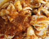 Foto langkah ke 5 dari resep Sego gegok sambal cumi.