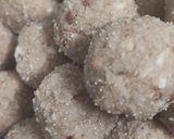 A picture of step 5 of Chhurma ladoo.