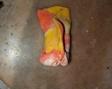 A picture of step 6 of Momos in fish design.