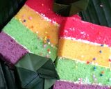 Foto langkah ke 8 dari resep Rainbow cake steam.