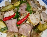 Hình bước làm 4 của món Nem Chả Tré Trộn