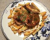 Foto del paso 25 de la receta Albacora en adobo picante, con patatas aliñadas
