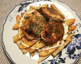 Foto del paso 25 de la receta: Albacora en adobo picante, con patatas aliñadas