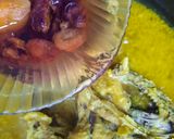 A picture of step 6 of Gilani Persian Aloo Mosamma (Chicken and Dried Fruit Stew).