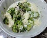 Foto del paso 1 de la receta: Fideos con brócoli a la crema de queso