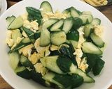 小黃瓜炒蛋的食譜步驟2照片