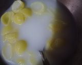 A picture of step 1 of Meetha Pasta.