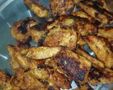 A picture of step 1 of Chicken tikka biriyani.