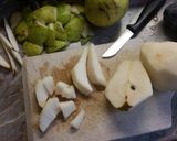 Őszi körtés-szilvás pitém /Herbstlich Birne-Pflaumekuchen recept fázis 4 fotója