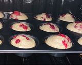 Foto del paso 4 de la receta: Muffins integrales con frambuesa