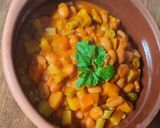 عکس مرحله 1 از دستور خوراک لوبیا گیاهی