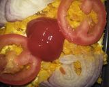 A picture of step 3 of Leftover gobhi sabji veg sandwich.