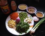 A picture of step 1 of Cracked Wheat Fried "Rice".