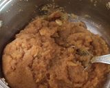 A picture of step 4 of Jaggery Rava kesari.