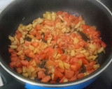 Foto del paso 2 de la receta: Trottole tricolore (pasta) con manzana