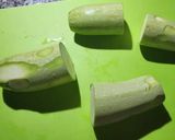 Foto del paso 1 de la receta: Zucchini en la plancheta