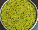 A picture of step 13 of Kothimbir vadi.