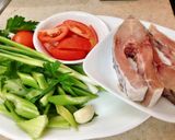 Hình bước làm 1 của món Cá nấu ngót