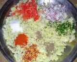 A picture of step 2 of Spicy potato cutlets.