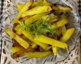 आलू की भुजिया (aloo ki bhujiya recipe in Hindi) रेसिपी चरण 2 फोटो