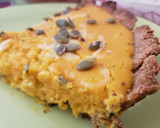Foto del paso 4 de la receta: Tarta de 🎃con base de copos y almendras
