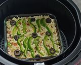 A picture of step 8 of Capsicum Lasagna In Air Fryer.