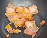 รูปขั้นตอนการทำที่ 3 ของ หมูน้ำค้างผัดต้นหอมญี่ปุ่น