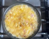 Foto del paso 5 de la receta: Tortilla de arroz con jamón y queso 🧑🏻🍳