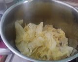 A picture of step 4 of Sig's German style stuffed cabbage rolls with creamy mash.