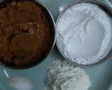 A picture of step 2 of Deep Dark cocoa Sauce.