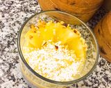 Une image de l'étape 3 de Pudding de chia avec smoothie à l’ananas.