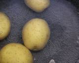 Pan fried salmon on an open jacket with dill and butter recipe step 1 photo